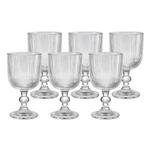 Jogo de 6 Taças de Vidro de 400ml - Shopee